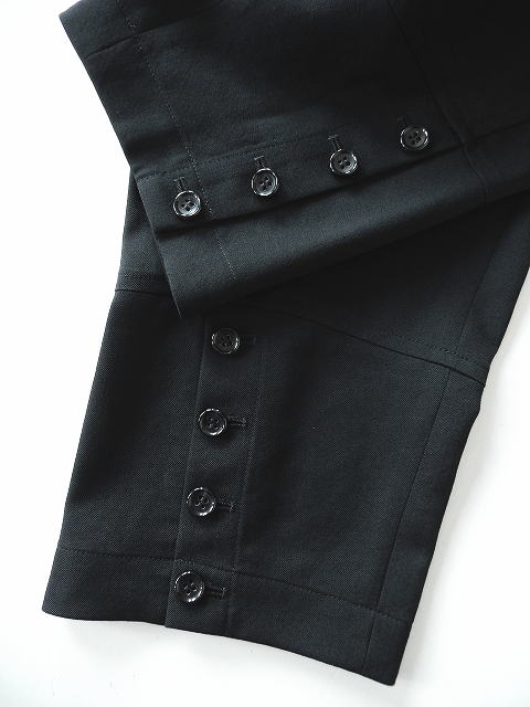 COMME des GARÇONS ブラック カバーオール COMME des GARCONS コムデギャルソン CDG ワークコート